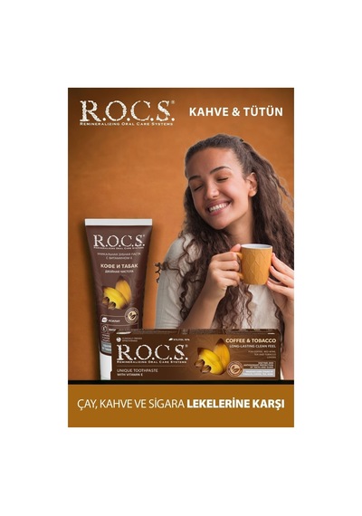 R.o.c.s. Rocs Kahve Ve Tütün Lekelerine Karşı Diş Macunu 74 G