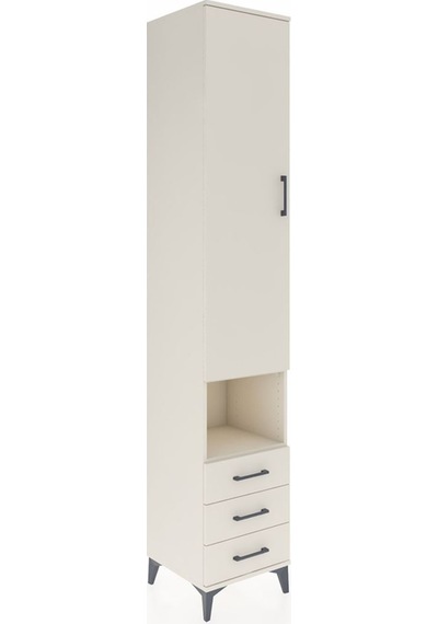 Hyperion Dolap 3 Raflı 3 Çekmeceli Tek Kapaklı 44x44x243 Ayta... Aytaşı