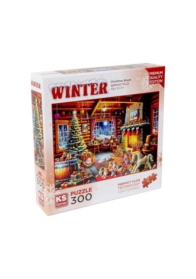 300 Parça Noel Temalı Eğlenceli Bulmaca