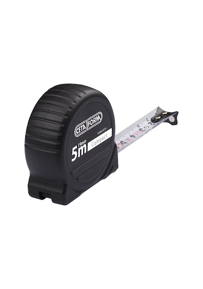 P05b-0519 Compact Şerit Metre/siyah Kasa-mıknatıslı-5mx19mm 5 M