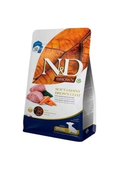 Brown Kuzulu Yavru Köpek Maması Spirulinalı Mini 1,5 Kg