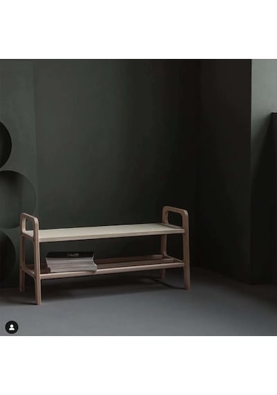Woodesk Mirage, Ahşap, Ayakkabılık, Natural Renk, 100x65 Natural