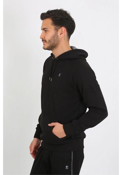 Joma Erkek Günlük Sweatshirt Hoody Limit 4241303 Siyah