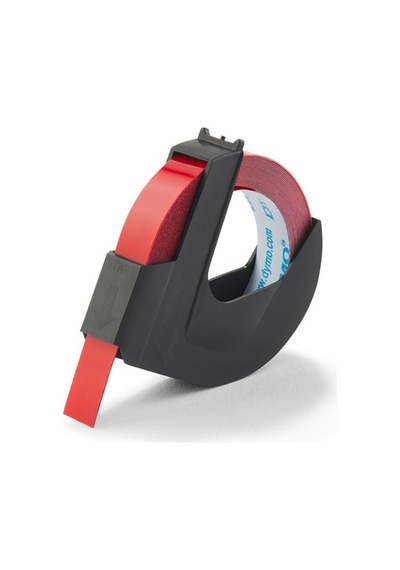 Dymo S0898150 Kabartma Şerit, 9 Mmx3 Mt, Kırmızı 520102