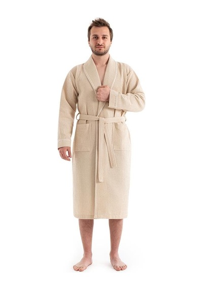 Unisex Soho Pike Bornoz - Bej