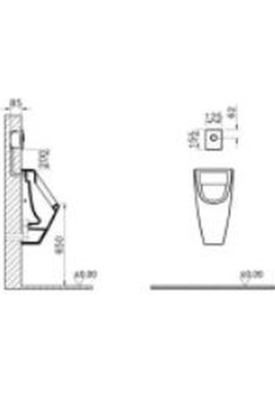 VitrA Pisuvar Yıkama Sistemi 310-3310 Basmalı Buton - Parlak Krom Diğer
