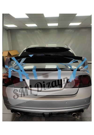 Civic Fd6 Bagaj Üstü Yüksek Spoiler-spoyler Boyasız Plastik