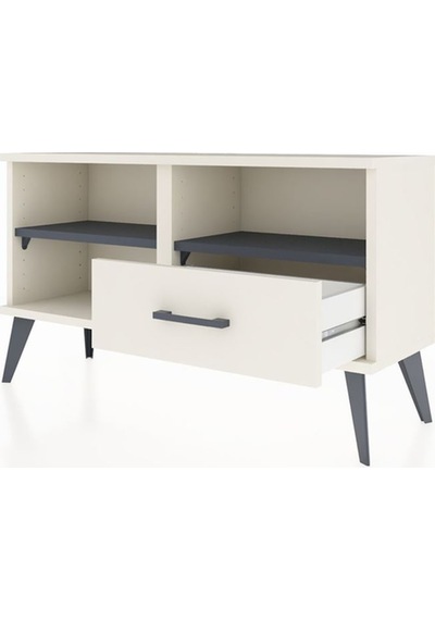 Arges Şifonyer 2 Raflı Tek Çekmeceli 88x30x48 Aytaşı-antrasit/aytaşı Antrasit/aytaşı Arges Şifonyer 2 Raflı Tek Çekmeceli 88x30x48 Aytaşı-antrasit/aytaşı Antrasit/aytaşı