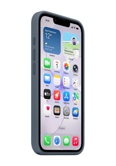 Apple iPhone Uyumlu 17e Silikon Kılıf Magsafe Özellikli Mhwe4zm/a Demir Mavisi