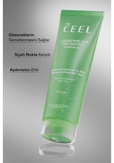The Ceel Arındırıcı ve Aydınlatıcı Yüz Peelingi Aloe Vera Özlü Coenzyme Q10 100 ML
