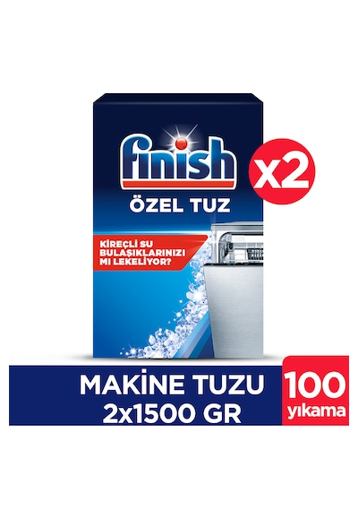 Finish Bulaşık Makinesi Özel Tuz 1500 Gr x 2