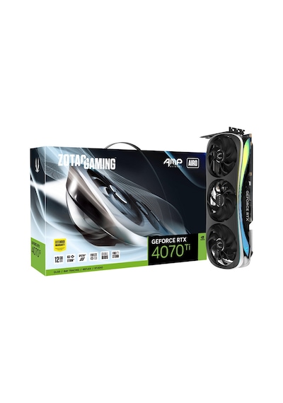 Zotac NVIDIA GeForce RTX 4070 Ti AMP Extreme Airo ZT-D40710B-10P 12 GB GDDR6X 192 Bit Ekran Kartı