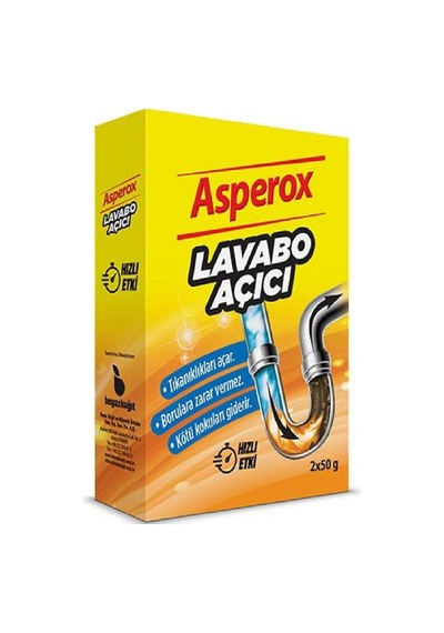 Asperox Lavabo Açıcı 2 50gr