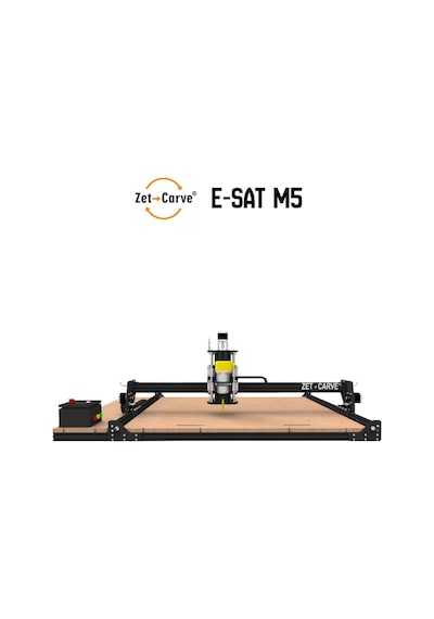Zetcarve E-sat M5 Cnc Router 60x60 Cm