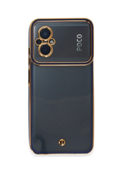 Xiaomi Poco M5 Kılıf Liva Lens Silikon - Mavi 0.2M-Çok Renkli