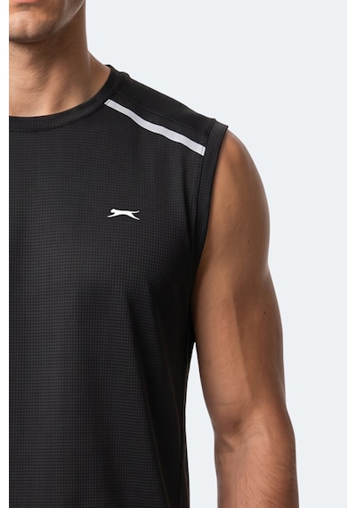 Slazenger Rexıs Erkek Kolsuz Siyah Tişört