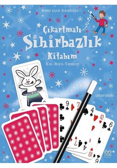 Çıkartmalı Sihirbazlık Kitabım - Ben Denne - 1001 Çiçek