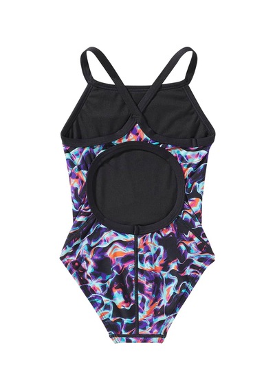 Tyr Durafast Elite Diamondfit Kız Çocuk Mayo - Energia Mor - Mavi