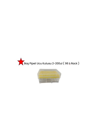 Pipet Ucu Kutusu 2-200ul 96 Lı Rack, Boş Kutu
