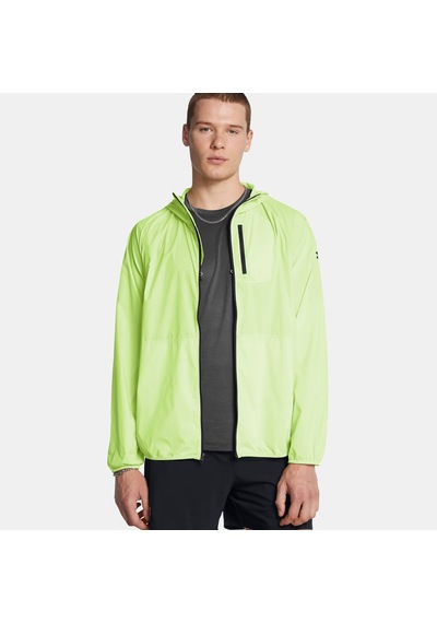 Under Armour Launch Lightweight Erkek Sarı Koşu Ceketi 1381879