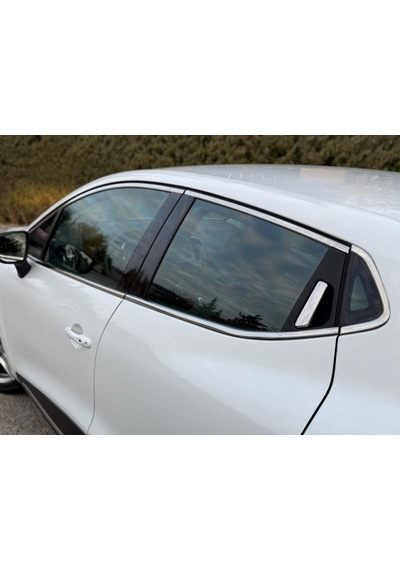 Renault Clio 4 2012--2019 Cam Çerçevesi Krom 12 Prç. P.çelik