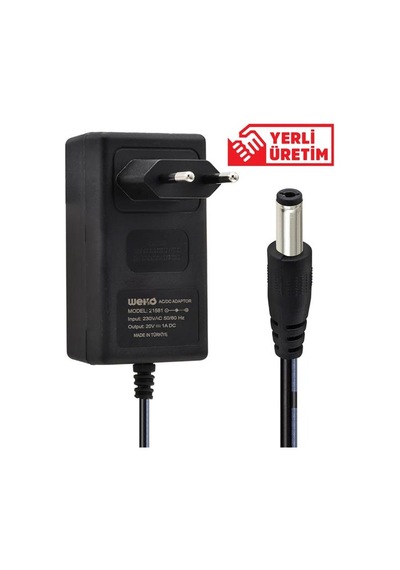 Weko 20 Volt - 1 Amper 5.5 2.5 Uçlu Priz Tipi Adaptör Diğer