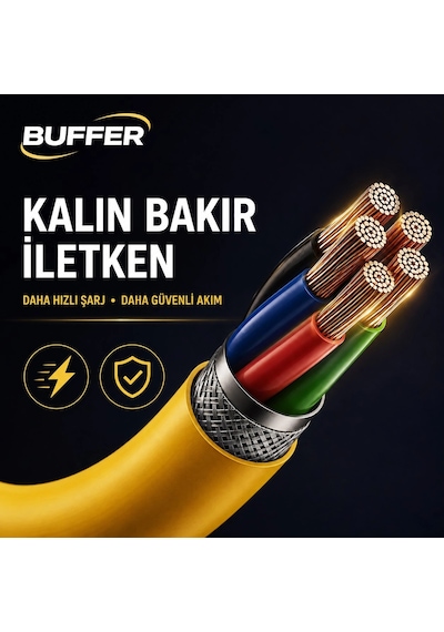 4&amp Apos Ü 1 Arada Esnek Spiral Hızlı Şarj Kablosu, Araç İçi Yaylı Kablo, Type-c Ve Lightning Uyum