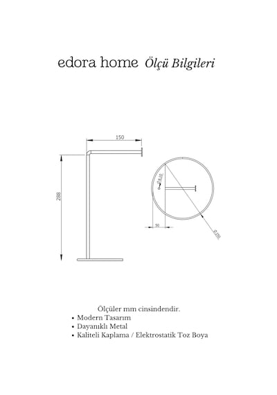 Parlak Silver Dikey Havluluk Havlu Askılığı Tezgah Üstü Banyo Mutfak Organizer Paslanmaz Metal Gümüş