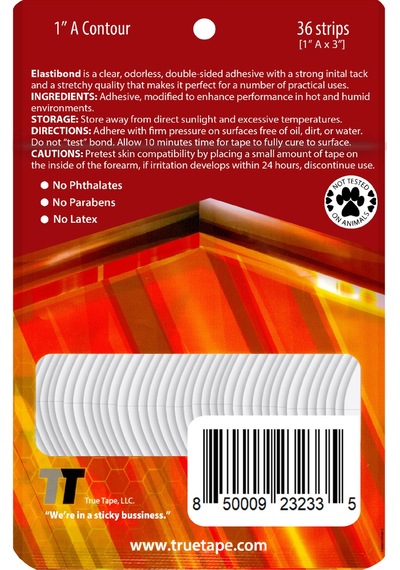 True Tape ElastiBond Protez Saç Bandı 36 Adet Oval 1" A