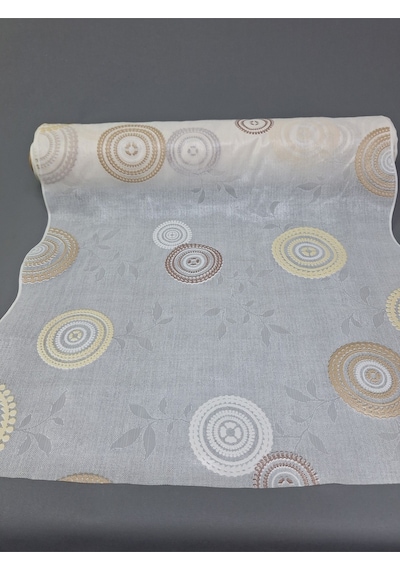 Pvc Küpür Dantel Raf Ve Dolap Örtüsü Runner Kahverenği Kpr121k 50 X 100