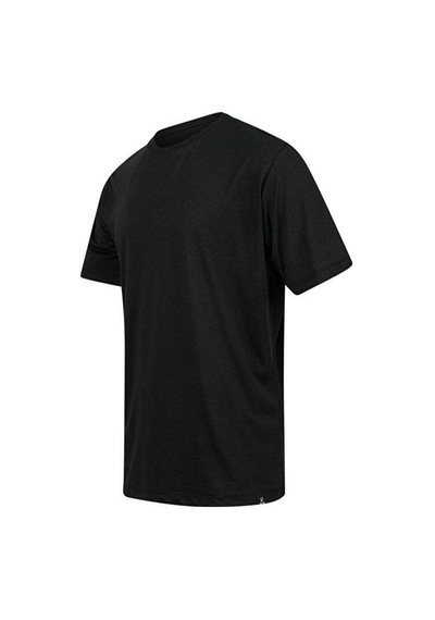 Lescon 2as Axel Bisiklet Yaka T-shirt Siyah
