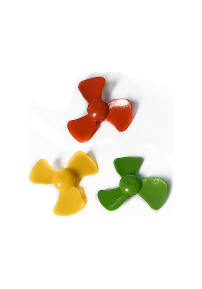 50mm 3 Kanat Oyuncak Pervane Rüzgar Gülü Su Botu Rc Dıy Motor Propeller
