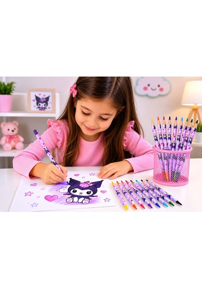 Fatih Kuru Boya Hello Kids 12 Çantalı Çok Renkli