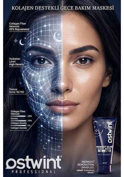 Ostwint Collagen Midnight Glow Night Mask Gece Maskesi 100 ML