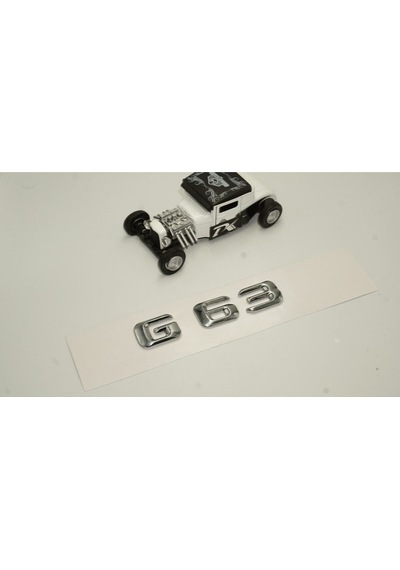 G63 Bagaj Krom Metal 3m 3d Yazı Logo Uyumlu