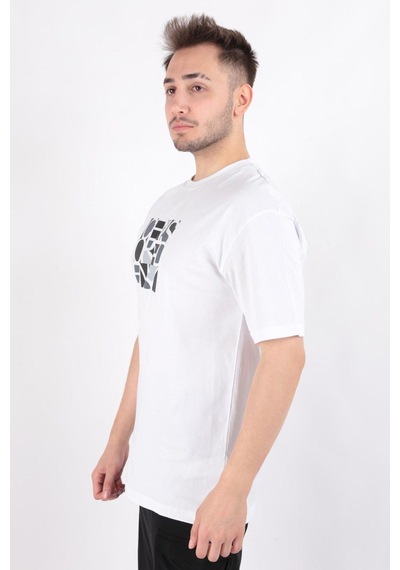 Cazador Erkek 4088 O.bıs T-shırt 24yceeo04088 Beyaz
