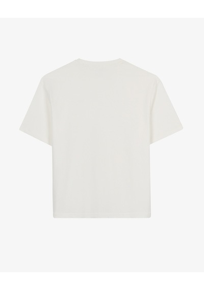 Skechers M Oversize Essential Heavy T-shirt Erkek Beyaz S2620191-3855