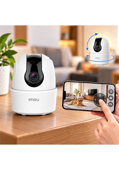 Imou Ipc-k2ecp-3r1w Ranger 2c İki Yönlü Konuşma 2.4ghz Wifi Gece Görüş 3mp Wifi Ip Ptz Kamera