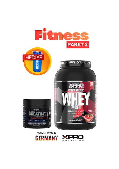 Xpro Nutrition Whey 1024 Gr Çilek + 250 Gr Creatine Paketi