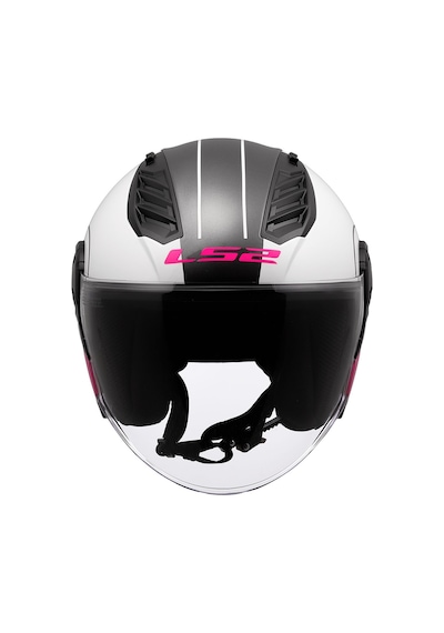 Ls2 Aırflow 2 Cover Yarım Kask Mat Pembe - Beyaz Diğer