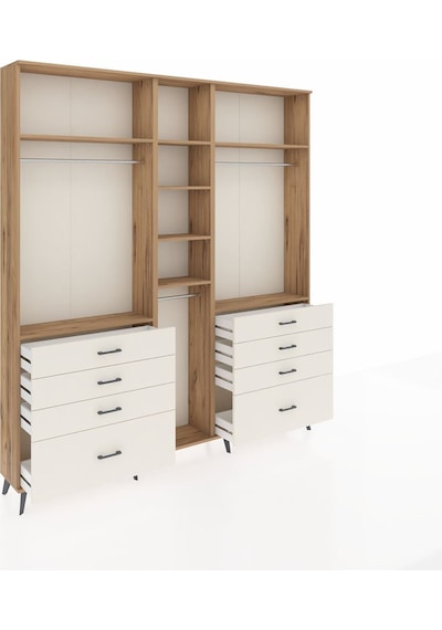 Arges Dolap 8 Raflı 8 Çekmeceli 3 Askılı 220x30x243 Çam-çam/aytaşı Atlas Çam/aytası Arges Dolap 8 Raflı 8 Çekmeceli 3 Askılı 220x30x243 Çam-çam/aytaşı Atlas Çam/aytası