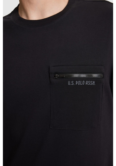U.s. Polo Assn. Erkek Siyah Tişört 50326949-vr046