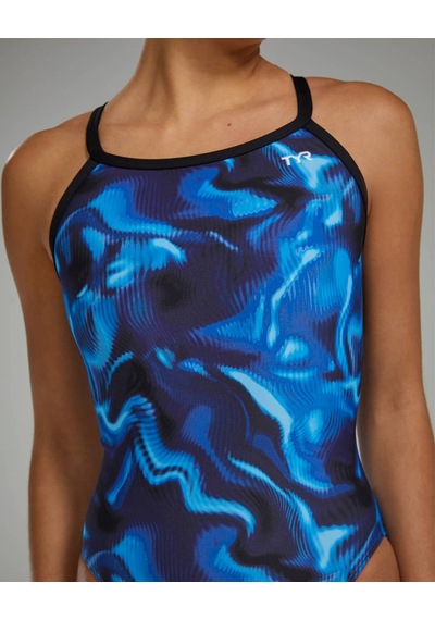 Tyr Durafast Elite Women's Diamondfit Swimsuit - Waveform mavi