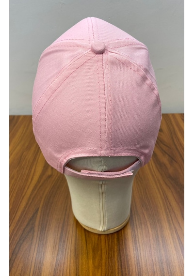 Penguen Nakışlı Gabardin Kumaş Unisex Cap Şapka Pembe