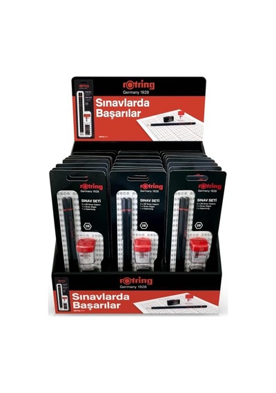 Rotring Sınav Seti Standı Dolu 24 Lü Çok Renkli