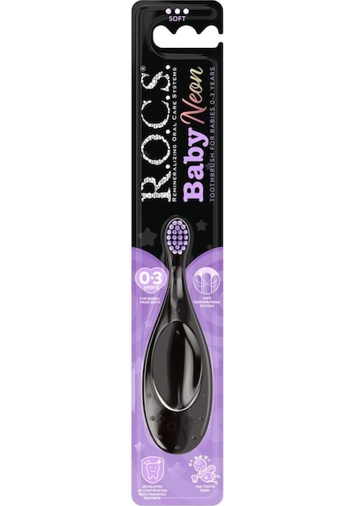 ROCS Baby Neon Soft Diş Fırçası Mor