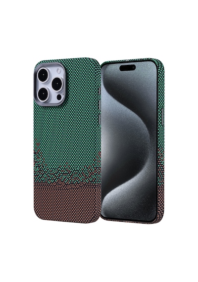 Apple Uyumlu iPhone 15 Pro Max Kılıf Ultra İnce Magsafe Karbon Fiber Görünümlü İnce Hafif Celikaksesuar Siyah