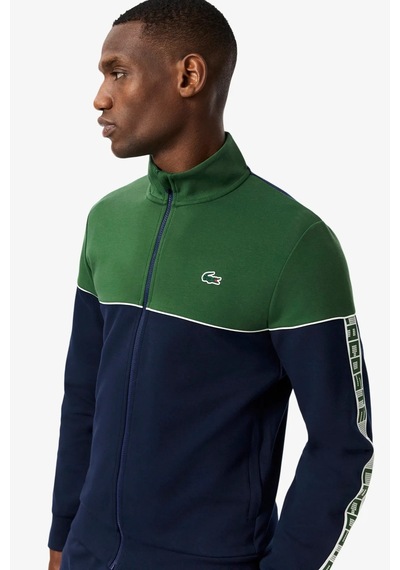 Lacoste Men's Hoodie Sweatshirt Erkek Tam Fermuar Sweatshirt Lacivert Yeşil