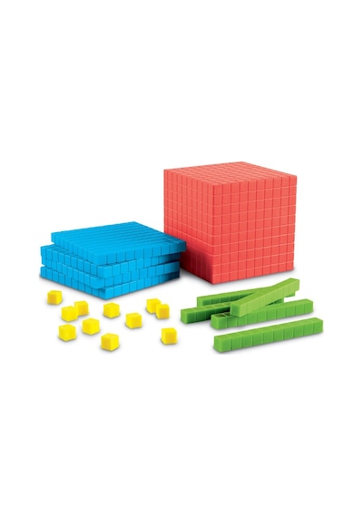 Arıtime. Onluk Taban Blokları. Renkli Bloklar Matematik Materyali