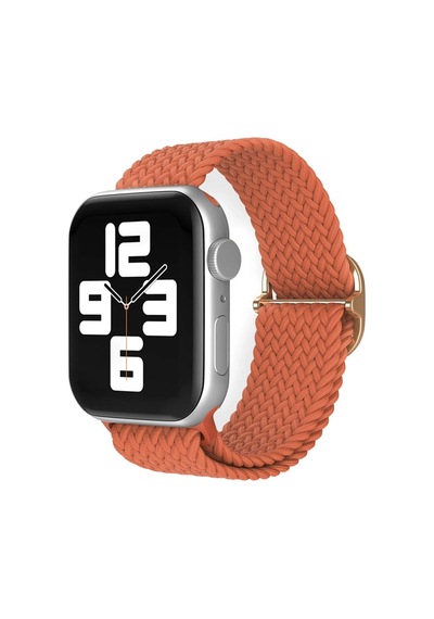 Ilkeshop Newface Apple Watch Uyumlu38mm Star Kordon - Turuncu